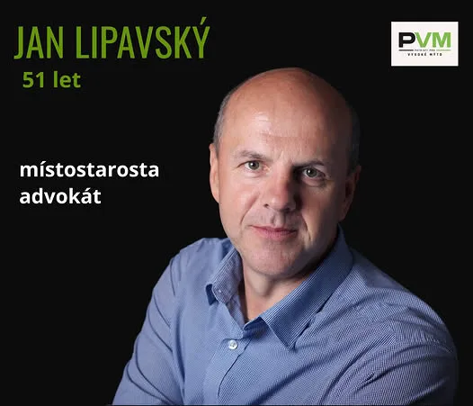 Kartička kandidáta Jan Lipavský od strany PATRIOTI pro VM