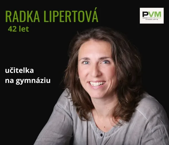 Kartička kandidáta Radka Lipertová od strany PATRIOTI pro VM