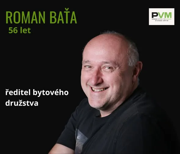 Kartička kandidáta Roman Baťa od strany PATRIOTI pro VM