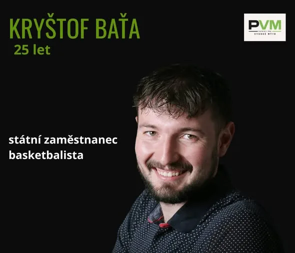 Kartička kandidáta Kryštof Baťa od strany PATRIOTI pro VM