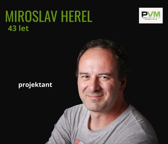 Kartička kandidáta Miroslav Herel od strany PATRIOTI pro VM