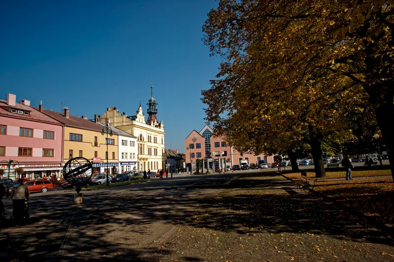 Náměstí Přemysla Otakara II., pohled k východu
